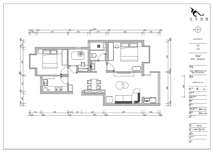 朱明琪_中交锦兰荟21-303-86㎡-现代简约风格_3室2厅1卫（新房装修）_成品家￥93634_全包10万00_02平面布置图